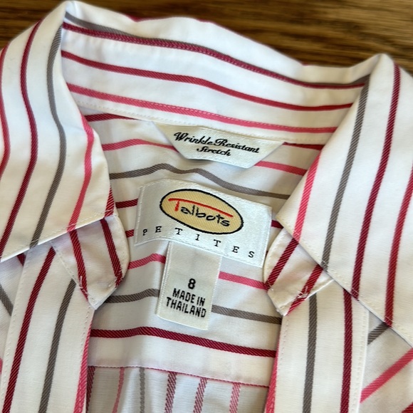 Talbots Stretch Woven Size 8p - Picture 3 of 5